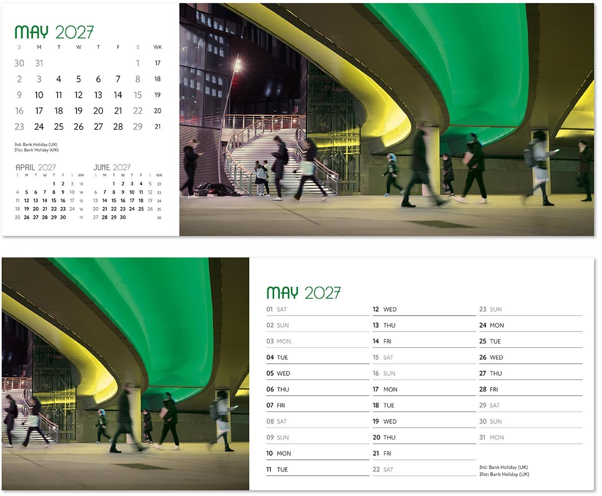 A Touch of Colour Desk Calendar