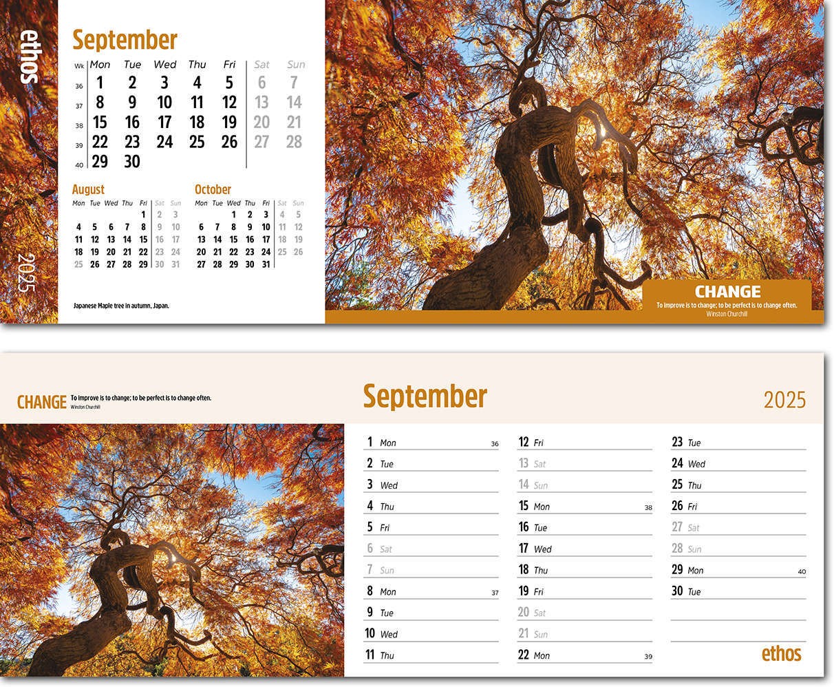 Ethos Task Station Desk Calendar