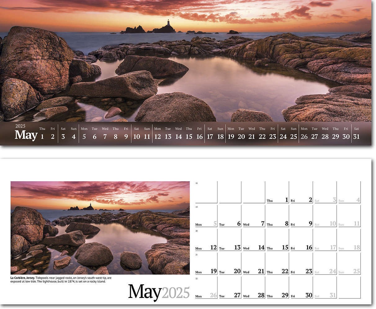 Wild Britain Note Station Desk Calendar 