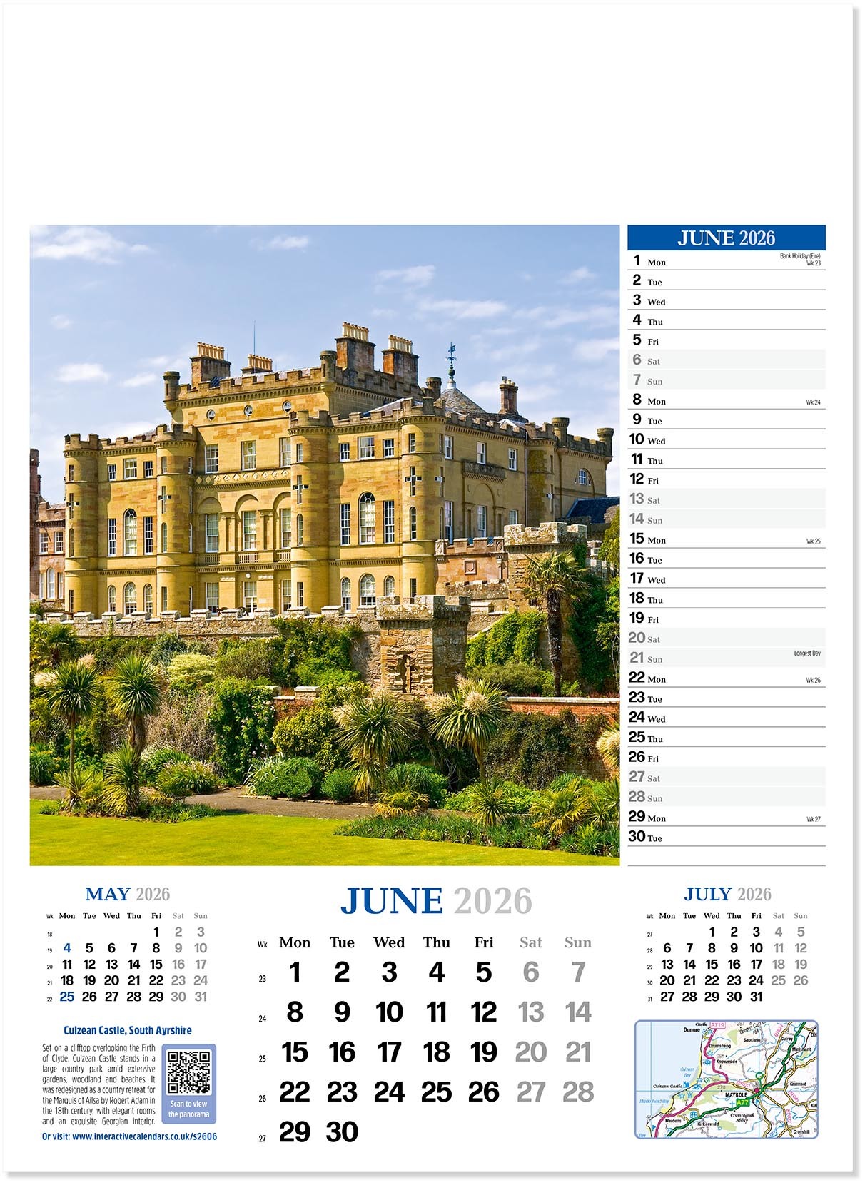 Splendour of Scotland Calendar