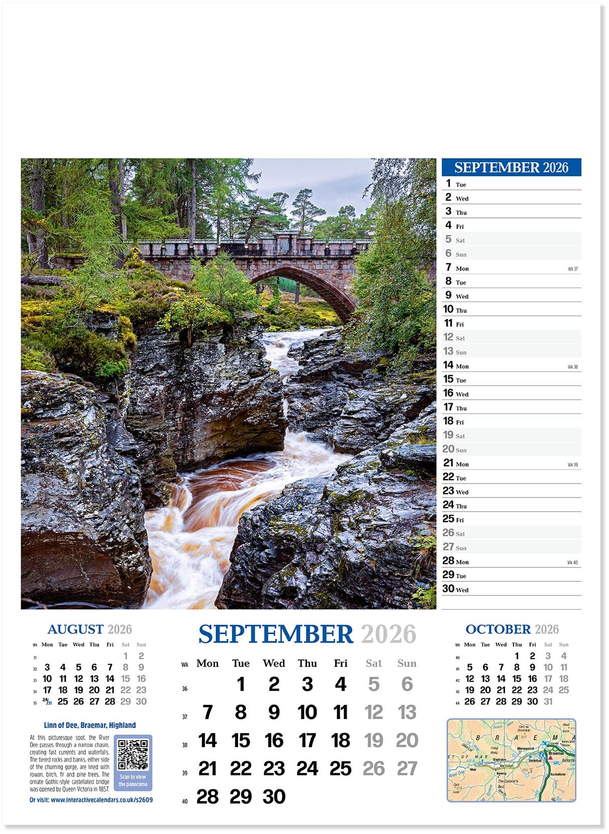 Splendour of Scotland Calendar