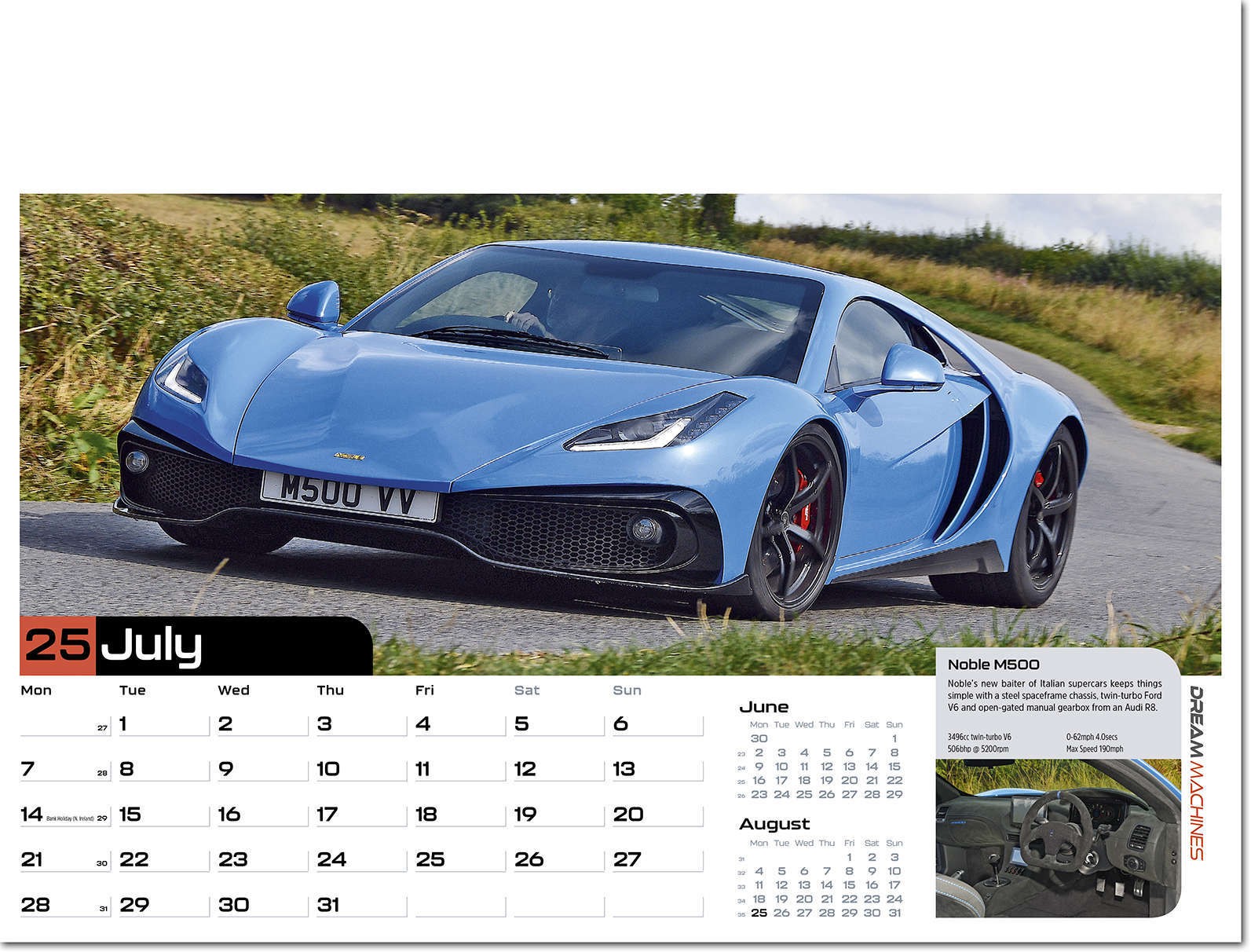 Dream Machines Wall Calendar