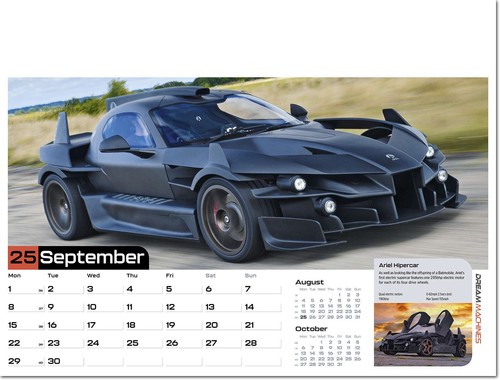 Dream Machines Wall Calendar